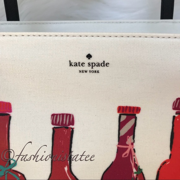 NEW KATE SPADE HOT SAUCE REMMI TOTE SHOULDER BAG - Picture 4 of 8